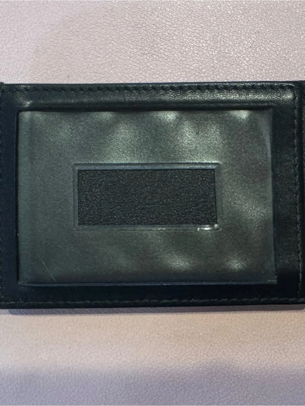 Gucci Black Embossed GG Leather Card Holder